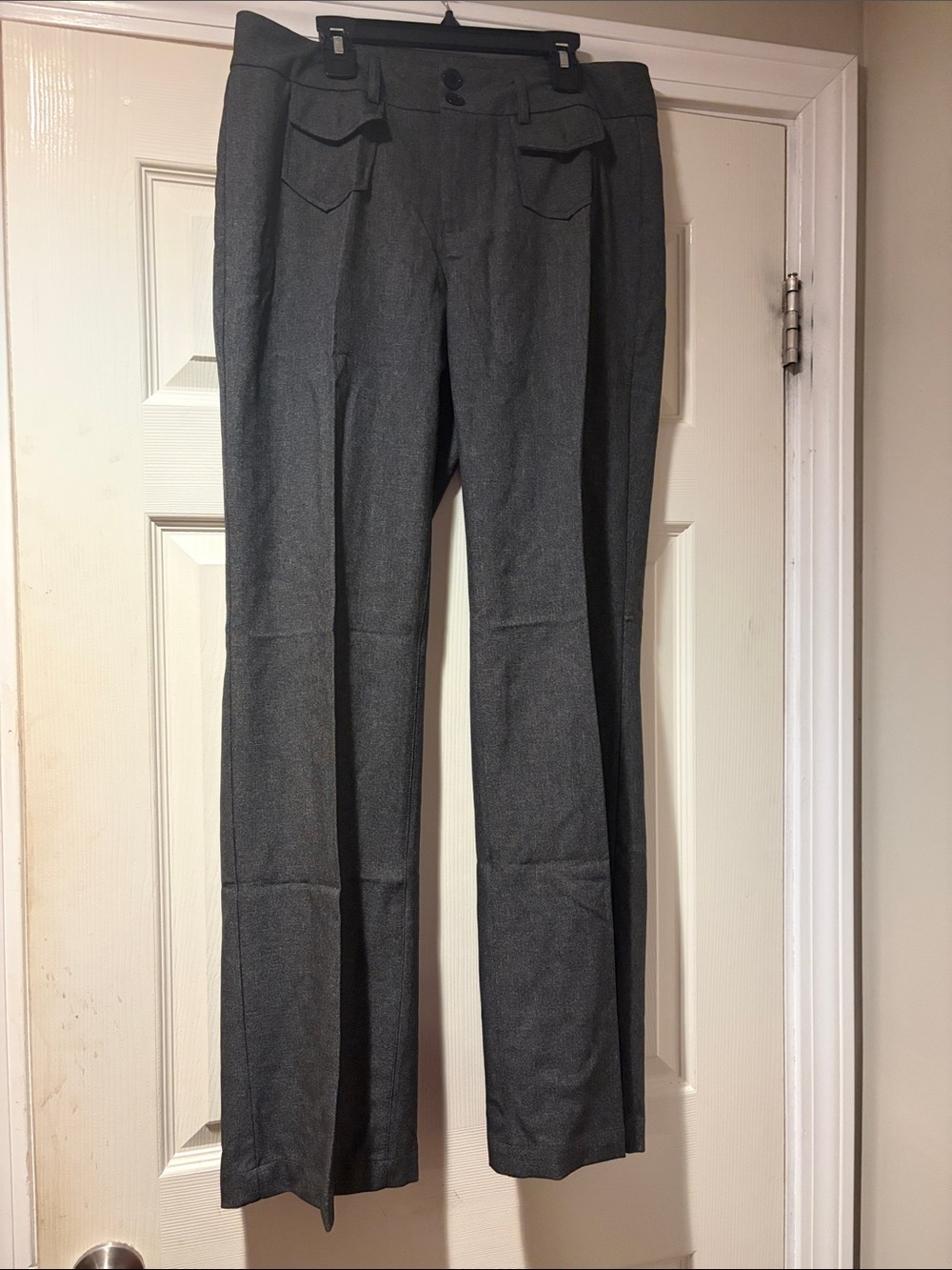 Flamingals Gray Tailored wide leg pants in Grey L
